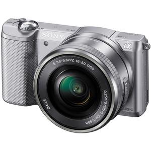 Sony Alpha A5000 Wi-Fi Digital Camera & 16-50mm Lens (Silver)