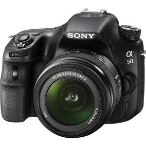 Sony Alpha SLT-A58 Translucent Mirror Technology Digital SLR Camera Body & 18-55mm Lens