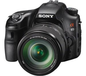 Sony Alpha SLT-A65 Translucent Mirror Technology Digital SLR Camera Body & 18-135mm Lens - Digital Cameras and Accessories - Hip Lens.com