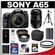Sony Alpha SLT-A65 Translucent Mirror Technology Digital SLR Camera Body & 18-55mm Lens + Tamron 70-300mm Lens + 32GB Card + Battery + Filter + Case + Tripod + Tele/Wide Lens Kit