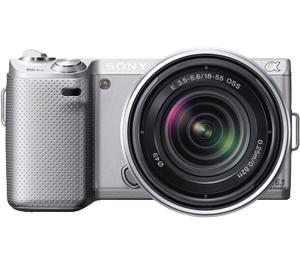 Sony Alpha NEX-5N Digital Camera Body & E 18-55mm OSS Lens (Silver) - Digital Cameras and Accessories - Hip Lens.com