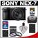 Sony Alpha NEX-7 Digital Camera Body & E 18-55mm OSS Lens (Black) with 32GB Card + Battery + 3 UV/FLD/PL Filters + Case + Accessory Kit