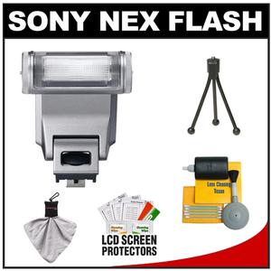 Sony Alpha HVL-F20S Flash for NEX Cameras with Cleaning & Accessory Kit - Digital Cameras and Accessories - Hip Lens.com