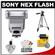 Sony Alpha HVL-F20S Flash for NEX Cameras with Tripod + Cleaning & Accessory Kit