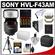 Sony Alpha HVL-F43AM Flash with Quick Shift Bounce with Sony SC8 Case + Tripod + Softbox + Bounce + Diffuser + (4) Batteries & Charger Kit