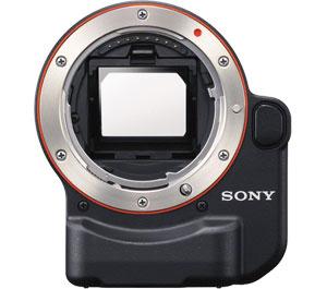 Sony Alpha LA-EA2 Lens Adapter (Attach A-mount Lenses to NEX E-mount Digital Camera) Built-in AF motor allows AF with A-mount lenses - Digital Cameras and Accessories - Hip Lens.com