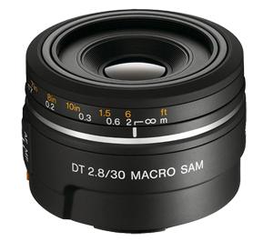 Sony Alpha DT 30mm f/2.8 Macro SAM Lens - Digital Cameras and Accessories - Hip Lens.com