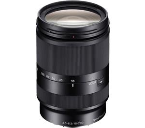 Sony Alpha NEX E-Mount E 18-200mm f/3.5-5.6 LE OSS Zoom Lens - Digital Cameras and Accessories - Hip Lens.com