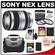 Sony Alpha NEX E-Mount E 18-200mm f/3.5-6.3 OSS Zoom Lens with 32GB SD Card + NP-FW50 Battery + 3 UV/FLD/CPL Filters + Case + Accessory Kit