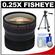 Precision Design 0.25X Super AF Fisheye Lens with Sunpak 48