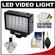 Sunpak LED 30 Camcorder & HDSLR Camera Video Light with Spudz Microfiber Cloth + LCD Protectors + Cleaning Kit