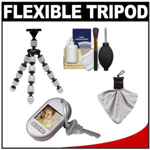 Vidpro GP-22 Gripster II Flexible Digital SLR Camera Tripod with Cleaning Kit