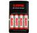 Sunpak PicturesPlus (4) 2650mAh AA NiMH Batteries & Rapid Charger 