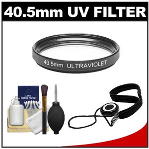Sunpak 40.5mm UV Ultraviolet Glass Filter with CapKeeper + Cleaning Kit - Digital Cameras and Accessories - Hip Lens.com