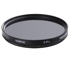 Sunpak 40.5mm Circular Polarizer Glass Filter - Digital Cameras and Accessories - Hip Lens.com