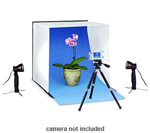 Sunpak eBox Portable Photo Studio with Studio  Tripod and 2 Lights - Digital Cameras and Accessories - Hip Lens.com