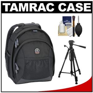 Tamrac 5373 Travel Pack 73 Photo Digital SLR Camera Backpack (Black) with Photo/Video Tripod + Accessory Kit - Digital Cameras and Accessories - Hip Lens.com