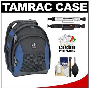 Tamrac 5373 Travel Pack 73 Photo Digital SLR Camera Backpack (Blue/Black) with Lenspens + Accessory Kit - Digital Cameras and Accessories - Hip Lens.com