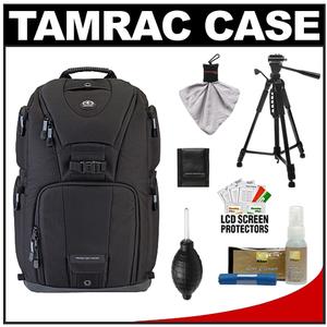 Tamrac 5789 Evolution 9 Photo Digital SLR Camera/Laptop Sling Backpack (Black) with Photo/Video Tripod + Nikon Cleaning Kit - Digital Cameras and Accessories - Hip Lens.com