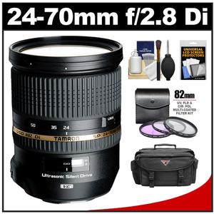 Tamron 24-70mm f/2.8 Di VC USD SP Zoom Lens (for Canon EOS Cameras) with Case + 3 (UV/FLD/CPL) Filters + Accessory Kit - Digital Cameras and Accessories - Hip Lens.com