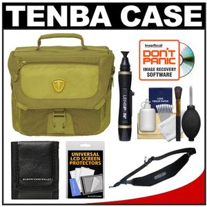 Tenba Vector 3 Digital SLR Camera Bag (Krypton Green) with Sling Strap + Cleaning & Accessory Kit