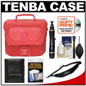 Tenba Vector 3 Digital SLR Camera Bag (Cadmium Red) with Sling Strap + Cleaning & Accessory Kit