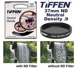 Tiffen 37mm Neutral Density .9 Filter - Digital Cameras and Accessories - Hip Lens.com