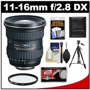 Tokina 11-16mm f/2.8 AT-X116 Pro DX Digital Zoom Lens (for Canon EOS Cameras) with UV Multi-Coated Filter + Tripod + Accessory Kit - Digital Cameras and Accessories - Hip Lens.com