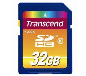 Transcend 32GB SecureDigital Class 10 (SDHC) Ultra-High-Speed Card - Digital Cameras and Accessories - Hip Lens.com