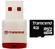 Transcend 4GB microSDHC Class 2 Card with Card Reader