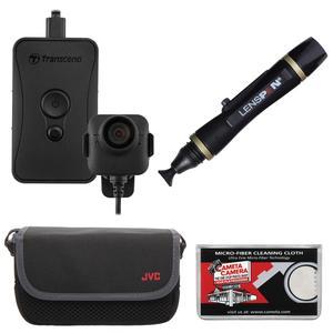 Transcend DrivePro Body 52 1080p HD Wi-Fi Video Camera Camcorder with Lens Pen + Case + Kit