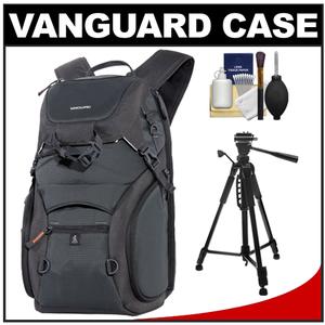 Vanguard Adaptor 46 Digital SLR Camera Backpack Case (Black) with Tripod + Cleaning Kit - Digital Cameras and Accessories - Hip Lens.com