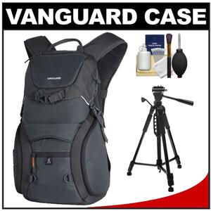 Vanguard Adaptor 48 Digital SLR Camera Backpack Case (Black) with Tripod + Cleaning Kit - Digital Cameras and Accessories - Hip Lens.com