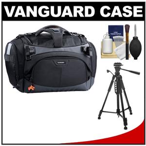 Vanguard Xcenior 41 Digital SLR Camera Case (Black) with Tripod + Cleaning Kit - Digital Cameras and Accessories - Hip Lens.com