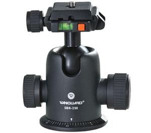 Vanguard SBH-250 Magnesium Alloy Ball Head with Quick Release Supports 44 lbs. - Digital Cameras and Accessories - Hip Lens.com