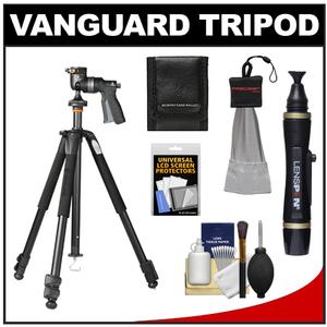 Vanguard Alta+ 263AGH Aluminum Alloy Tripod with GH-100 Grip Head and Case plus Accessory Kit - Digital Cameras and Accessories - Hip Lens.com