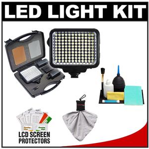 Vidpro 10-Piece Pro Photo/Video LED Light Kit with Battery  Charger  Diffusers & Case with Cleaning & Accessory Kit - Digital Cameras and Accessories - Hip Lens.com