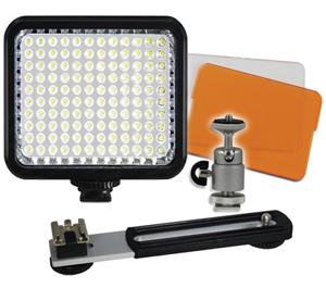 Vidpro LED-120 Digital Photo & Video Camcorder Light with Bracket - Digital Cameras and Accessories - Hip Lens.com