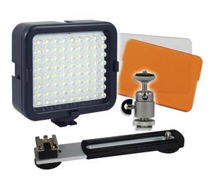 Vidpro LED-72 Digital Photo & Video Camcorder Light with Bracket - Digital Cameras and Accessories - Hip Lens.com