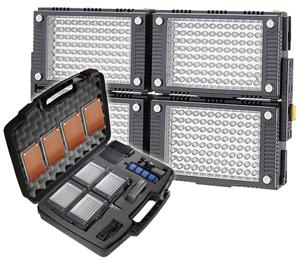 Vidpro 4-Panel Z-96K Pro Photo/Video LED Light Kit with Battery  Charger  Diffusers & Case - Digital Cameras and Accessories - Hip Lens.com