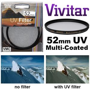 Vivitar Series 1 52mm Multi-Coated UV Glass Filter - Digital Cameras and Accessories - Hip Lens.com