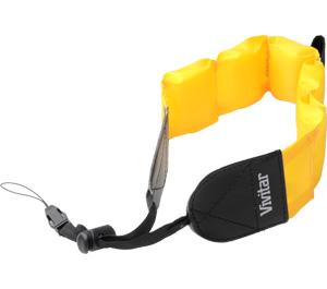 Vivitar Floating Foam Camera Strap (Yellow) - Digital Cameras and Accessories - Hip Lens.com