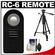 Vivitar RC-6 Wireless Shutter Release Remote Control for Canon Digital SLR Cameras + 57