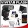 Vivitar Series 1 DF-483 Power Zoom AF Flash (for Canon EOS E-TTL) with Batteries/Charger + Softbox + Bounce Reflector + Tripod + Cleaning Kit