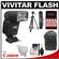 Vivitar Series 1 DF-483 Power Zoom AF Flash (for Canon EOS E-TTL) with Batteries/Charger + Backpack + Bounce Reflector + Tripod + Case + Cleaning Kit