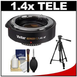 Vivitar Series 1 1.4x Teleconverter (for Nikon Cameras) with Tripod + Cleaning Kit - Digital Cameras and Accessories - Hip Lens.com