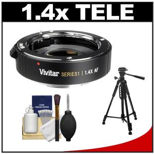 Vivitar Series 1 1.4x Teleconverter (for Sony Alpha Cameras) with Tripod + Cleaning Kit - Digital Cameras and Accessories - Hip Lens.com