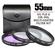 Zeikos 3-Piece Multi-Coated Glass Filter Kit (55mm UV/FLD/CPL)