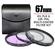 Zeikos 3-Piece Multi-Coated Glass Filter Kit (67mm UV/FLD/CPL)