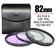 Zeikos 3-Piece Multi-Coated Glass Filter Kit (82mm UV/FLD/CPL) 